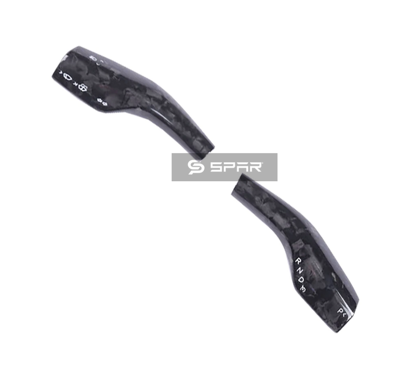 FORGED CARBON FIBER GEAR SHIFT MOLDED COVER TRIMS FOR TESLA MODEL 3-Y