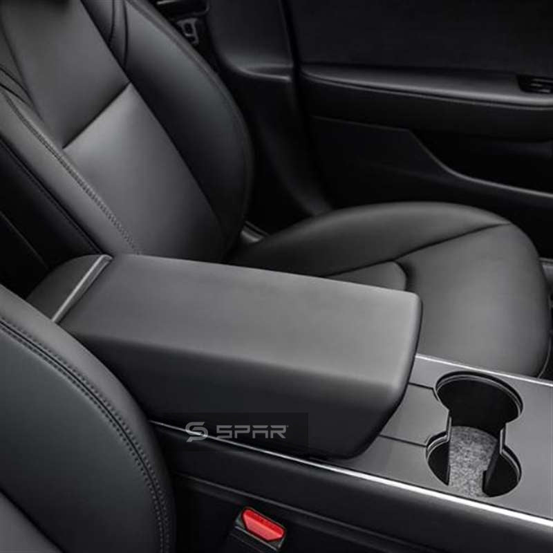 MATTE BLACK ARMREST TRIM FOR TESLA MODEL 3-Y