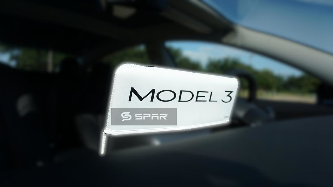 WHITE SCREEN SLEEVE COVER FOR TESLA MODEL 3