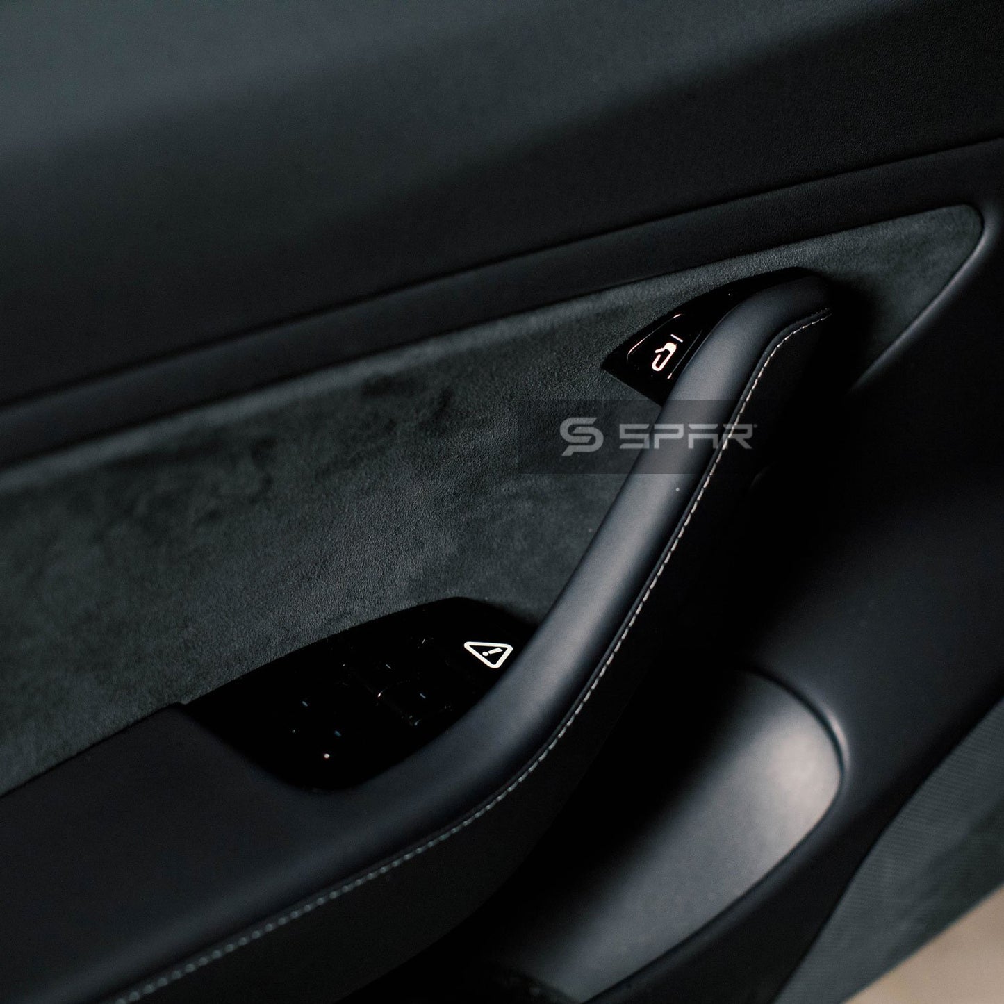 White Door Open Stickers for Tesla Model 3