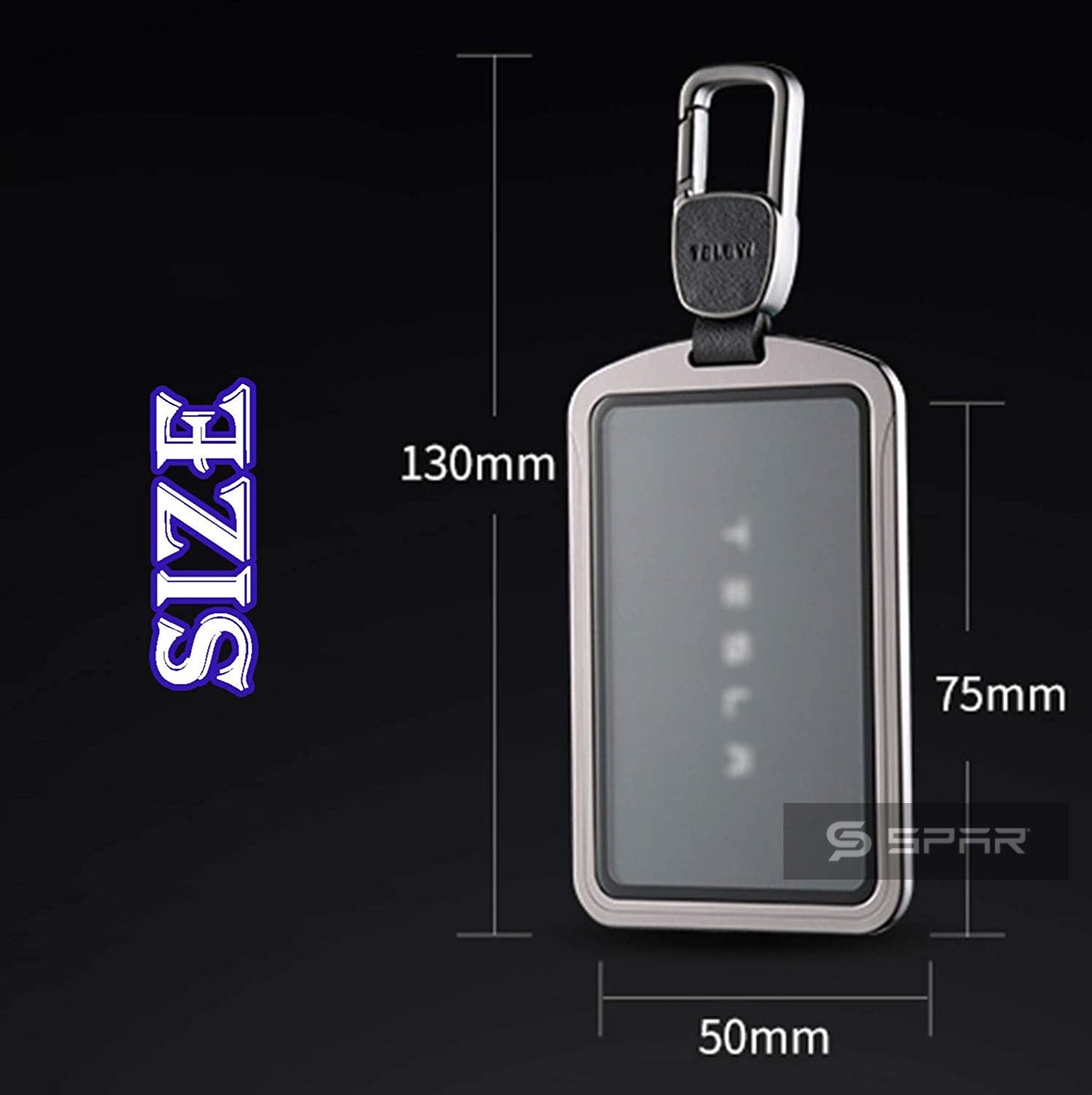 SKY BLUE LUXURY KEY CARD CASE FOR TESLA MODEL S-3-X-Y