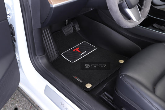 All-Weather Multi-Layer Floor Mats Set for Tesla Model 3