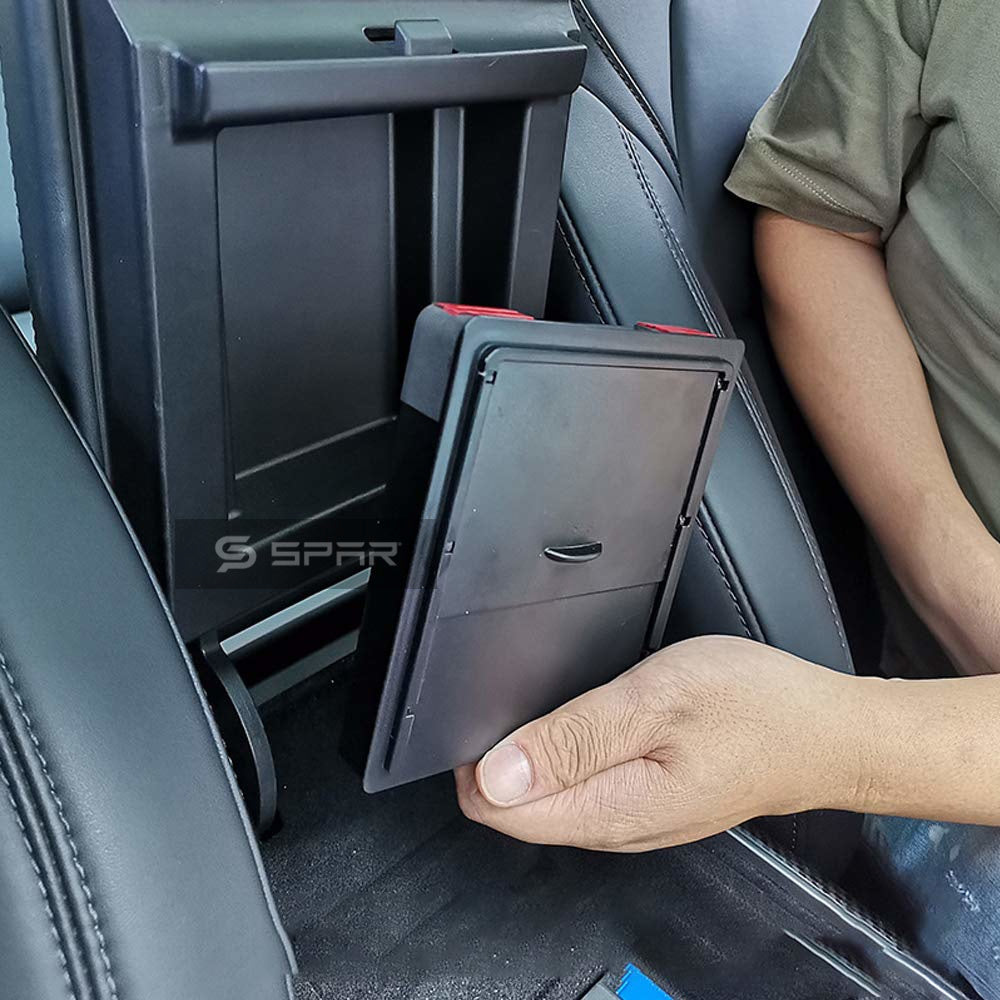 صندوق تخزين مخفي لمسند الذراع لسيارة من نوع تيسلا الطراز (3/Y)