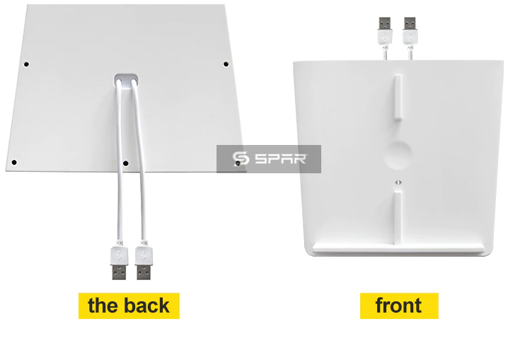 PEARL WHITE ULTRA-FAST WIRELESS PHONE CHARGER FOR TESLA MODEL 3