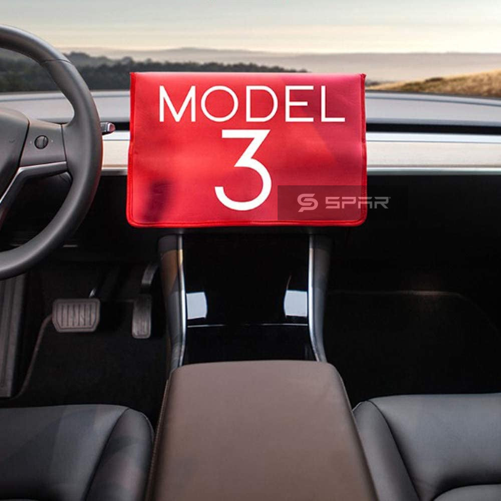 RED SCREEN SLEEVE COVER FOR TESLA MODEL 3