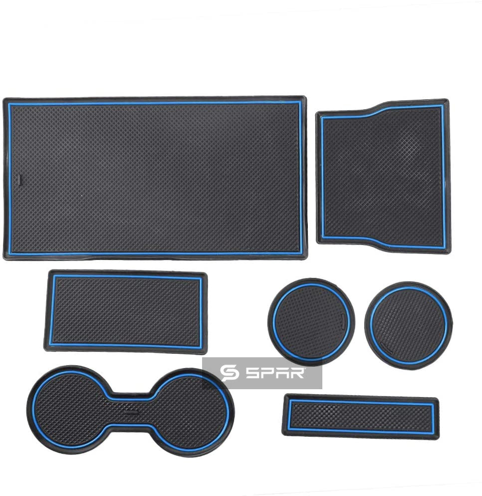 BLUE INTERIOR LINER MATS SET (7 PCS.) FOR TESLA MODEL 3-Y