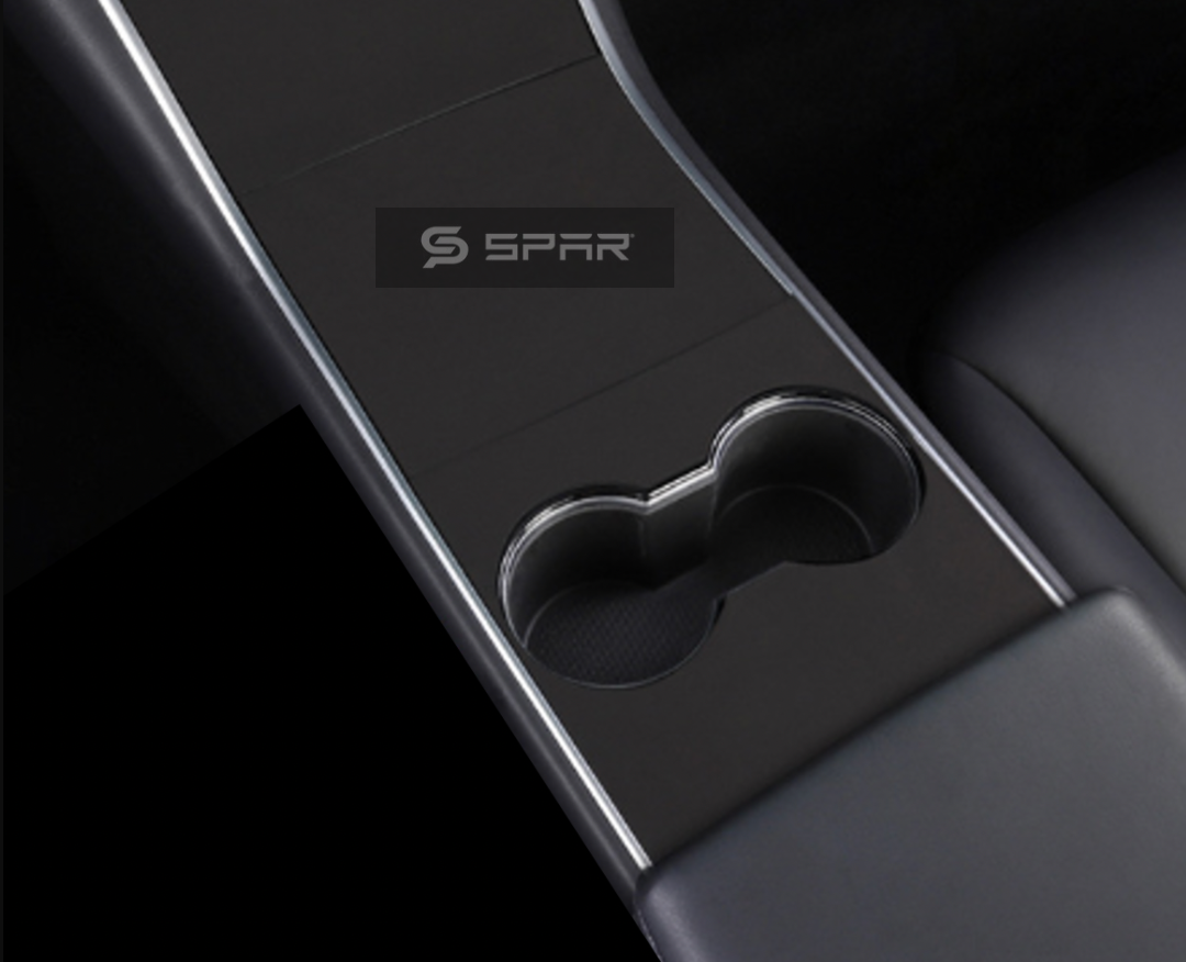MATTE BLACK CENTER CONSOLE STICKER WRAP KIT FOR TESLA MODEL 3