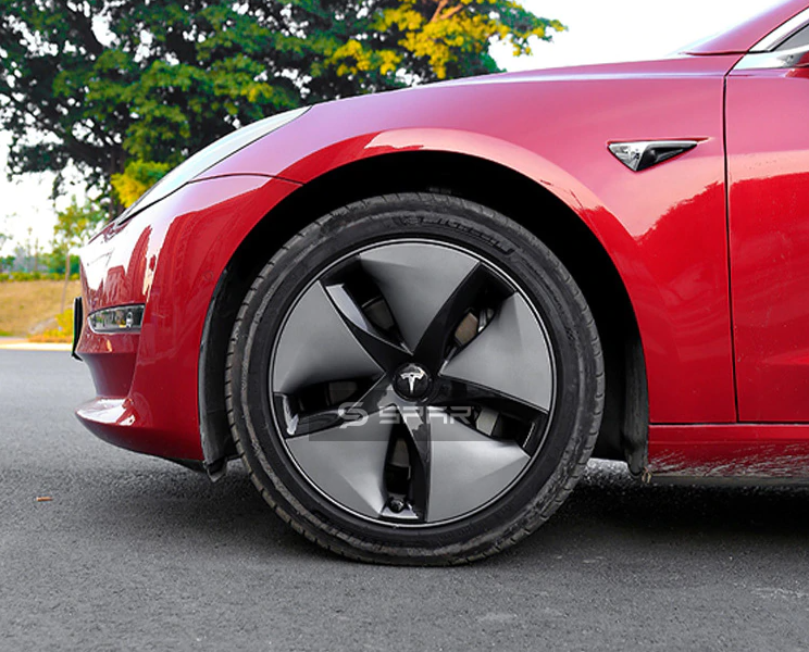 ORIGINAL GRAY CUSTOM AERO WHEEL UPGRADE FOR TESLA MODEL 3