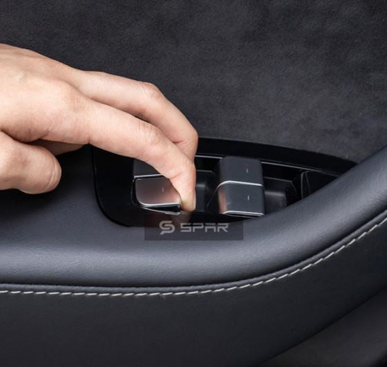 DOOR & WINDOW BUTTON TRIMS (11 PCS. SET) FOR TESLA MODEL 3-Y