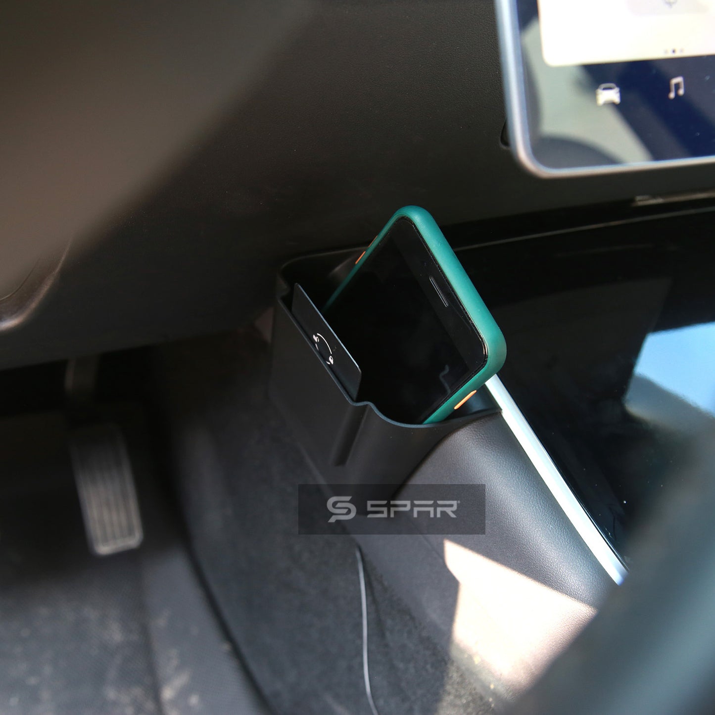 CENTER CONSOLE SIDE STORAGE COMPARTMENT V2 FOR TESLA MODEL 3