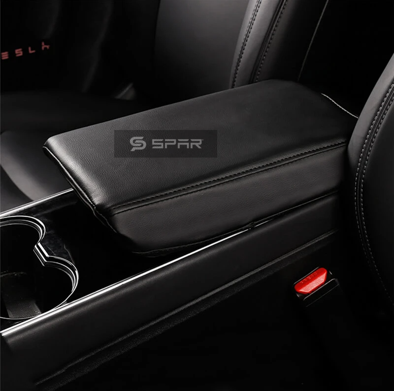 LEATHER ARMREST COVER FOR TESLA MODEL 3-Y