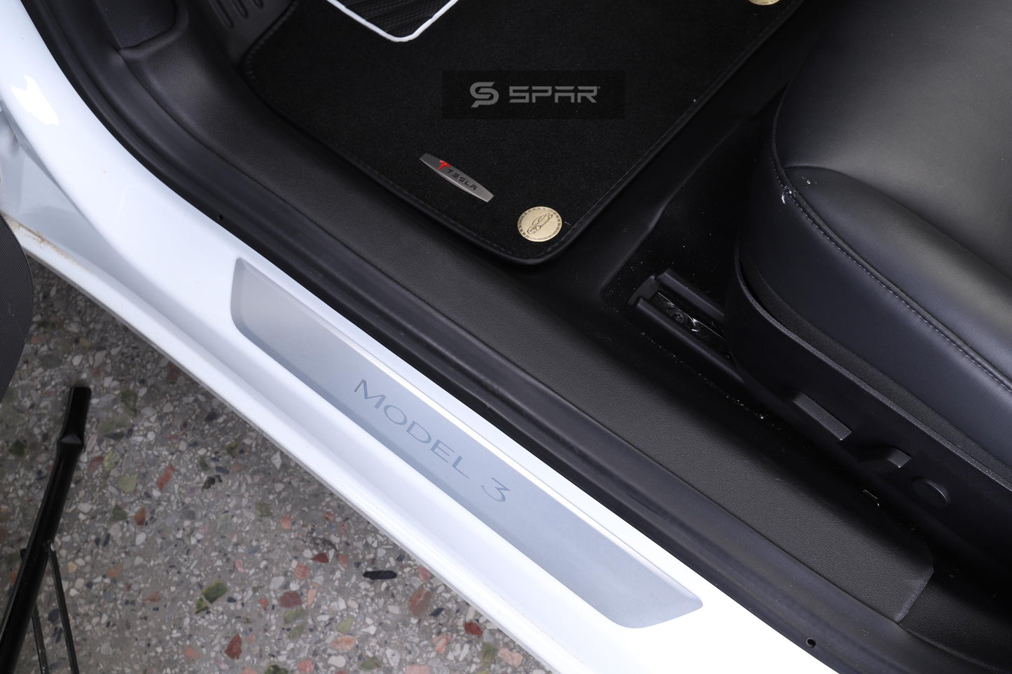 مجموعة مفارش للقدم لجميع أحوال الطقس متعدد الطبقات لسيارة من نوع تيسلا الطراز 3