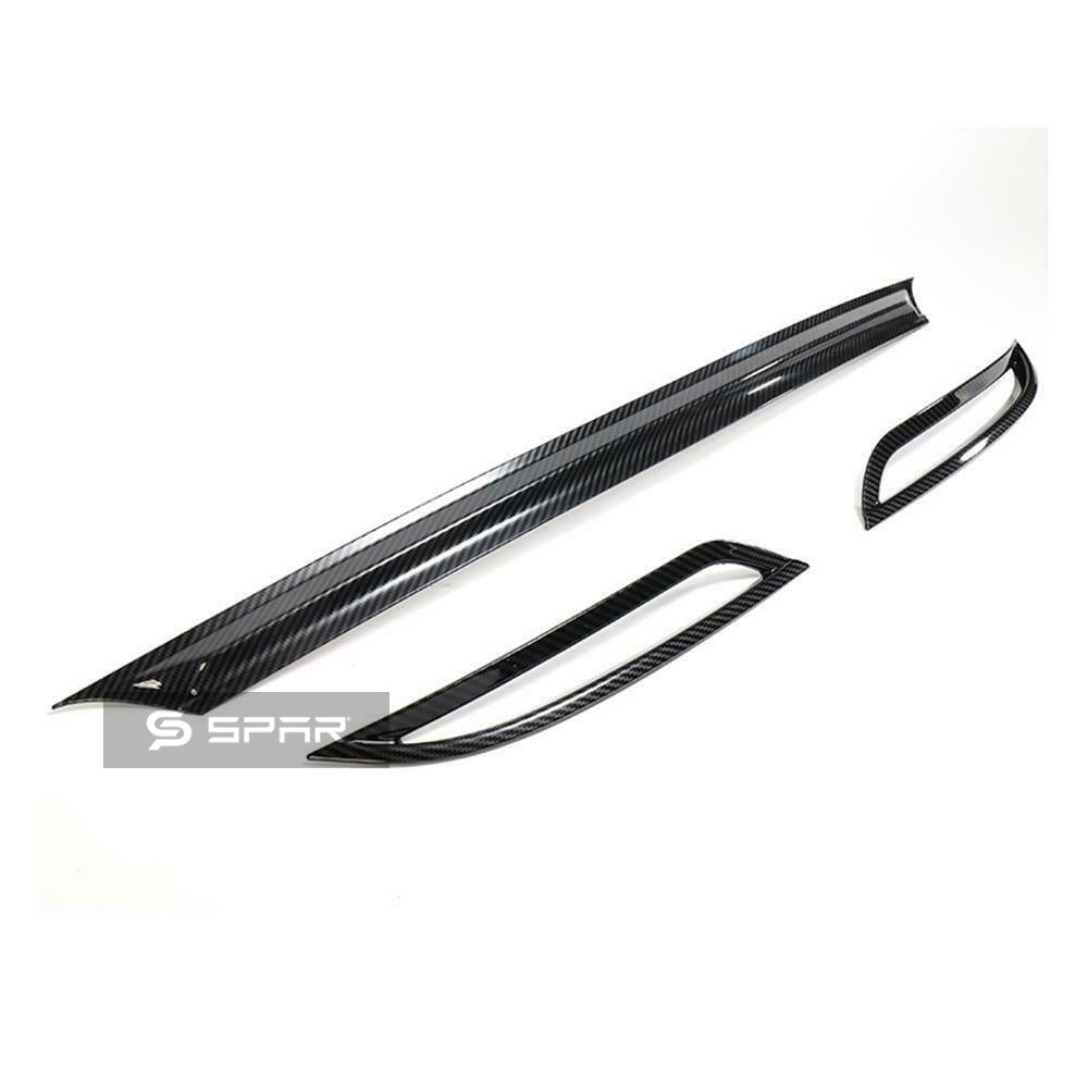 CARBON FIBER REAR BUMPER TRIMS KIT FOR TESLA MODEL 3-Y
