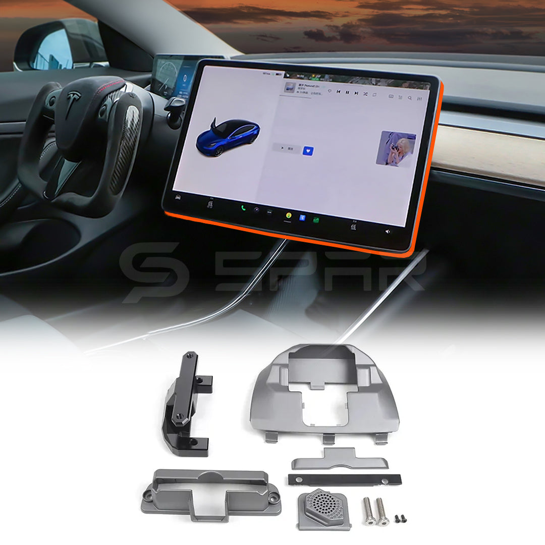 ذراع تثبيت لشاشة السيارة قابل درجة لسيارة من نوع تيسلا الطراز (3/Y)