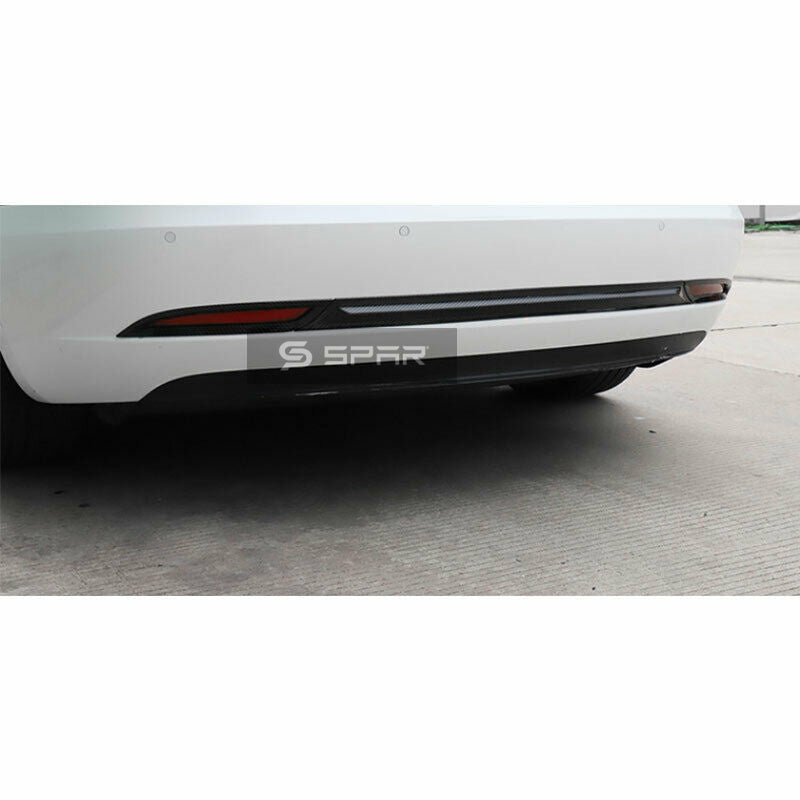 CARBON FIBER REAR BUMPER TRIMS KIT FOR TESLA MODEL 3-Y