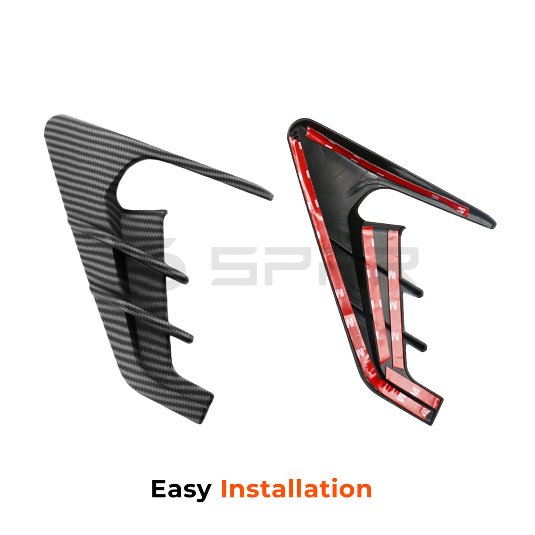 Venus Camera Trim Accents (Carbon Fiber) for Tesla Model 3/Y