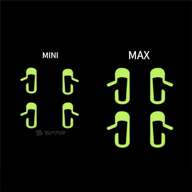 ملصقات "الباب مفتوح" بالون فسفوري عاكس لسيارة من نوع تيسلا الطراز 3