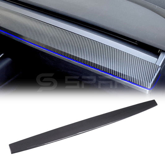 Carbon Fiber Molded Dashboard Trim for Tesla Model 3/Y