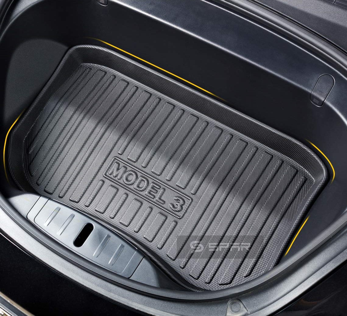 All-Weather Trunk & Frunk Mats Set for Tesla Model 3