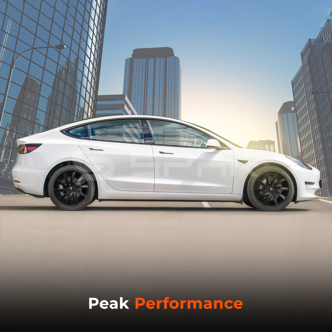 18" Alpha Turbine Wheels (Matte Black) for Tesla Model 3/Y (4 pcs)