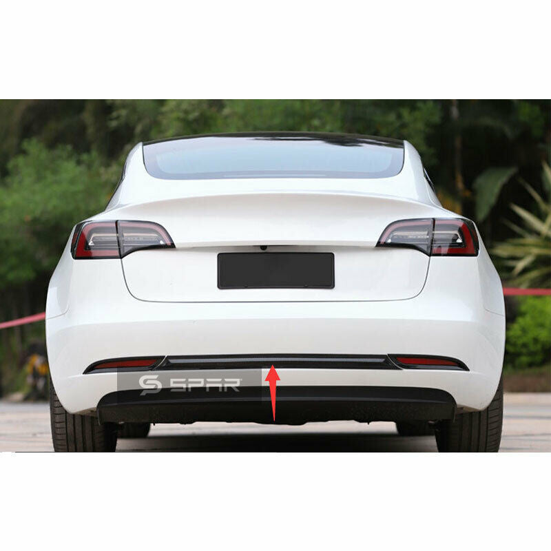 CARBON FIBER REAR BUMPER TRIMS KIT FOR TESLA MODEL 3-Y