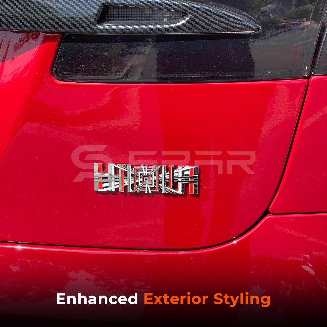 Plaid Logo Emblem for Tesla Model S/3/X/Y