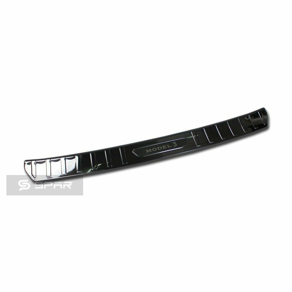 GLOSSY BLACK TRUNK LOWER MOLDING CHROME DELETE APPLIQUE FOR TESLA MODEL 3-Y