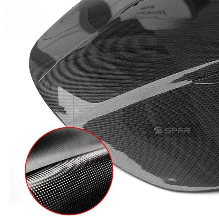 غطاء محرك أمامي من الكاربون فايبر لسيارة من نوع تيسلا الطراز 3