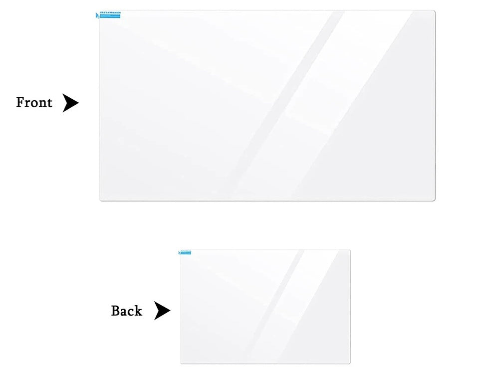 9D Glass Screen Protector for Tesla Model S/X 2023 (Front + Rear)