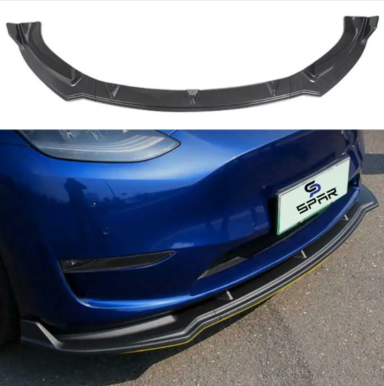 Carbon Fiber Front Lip Spoiler for Tesla Model Y