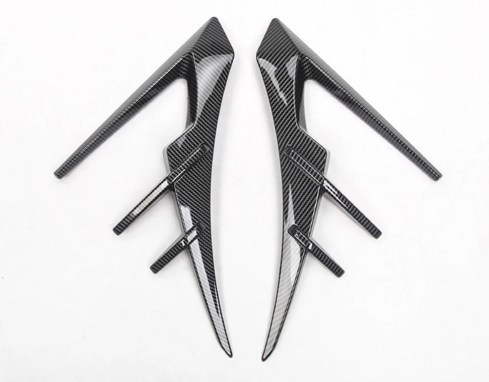 Carbon Fiber Shark Camera Trim Accents for Tesla Model Y