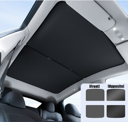 Roof Skylight Nano Sunshade Set for Tesla Model Y