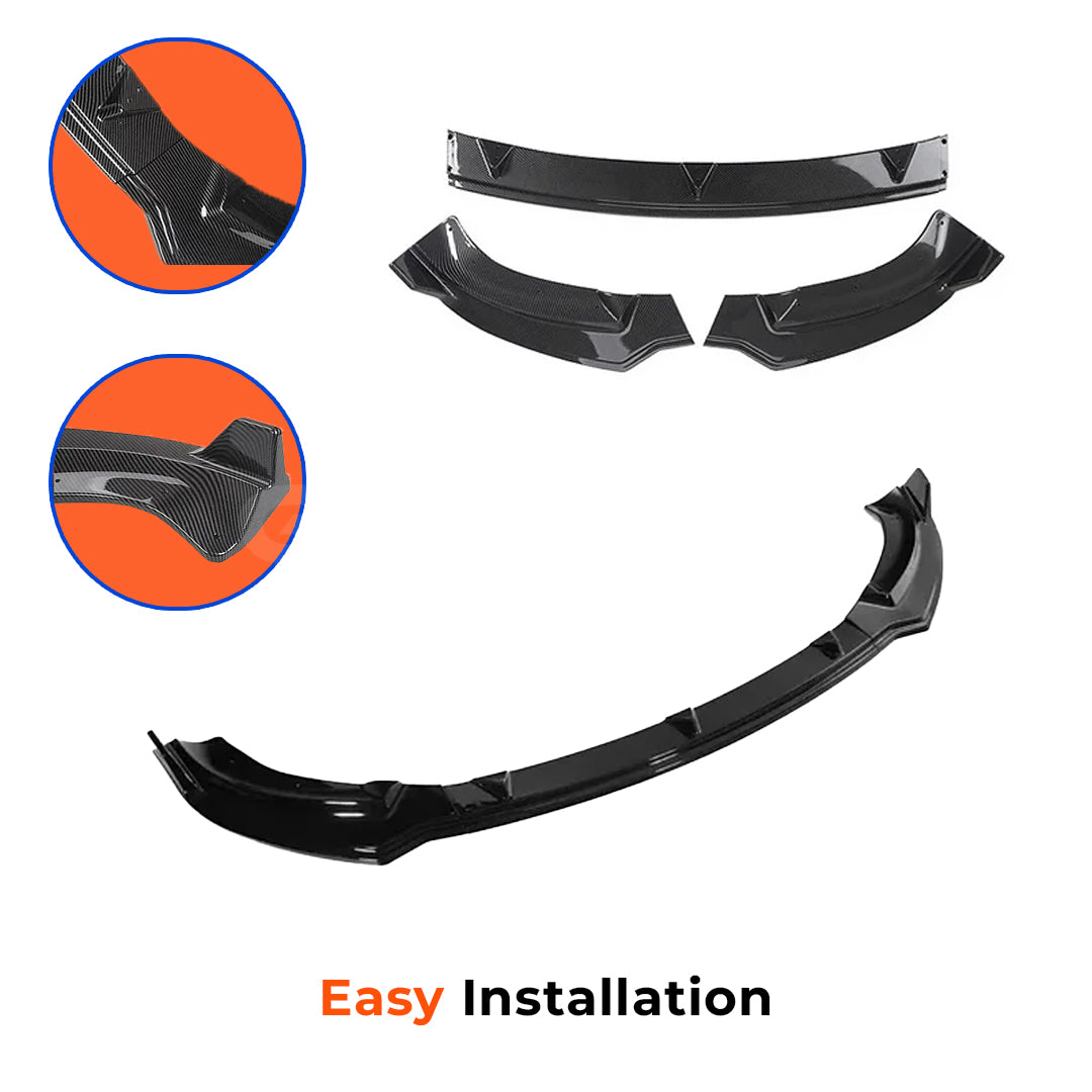 Carbon Fiber Front Lip Spoiler for Tesla Model Y