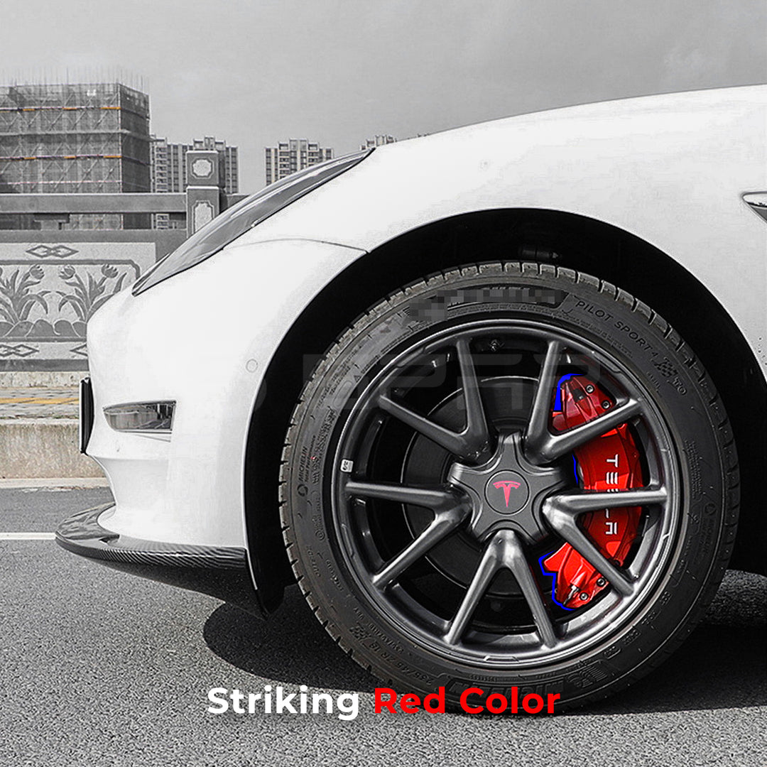 Red Brake Caliper Covers for Tesla Model 3/Y
