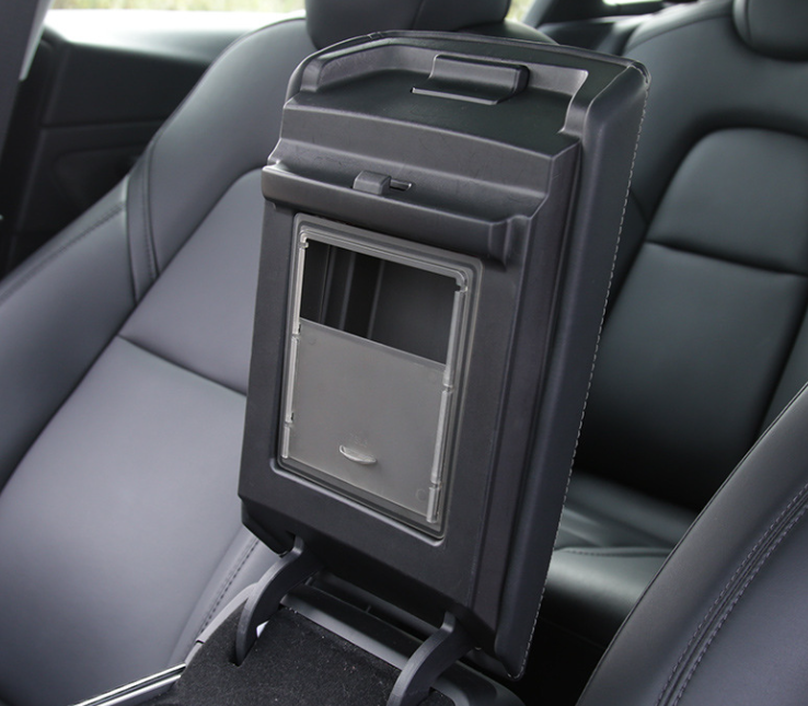 صندوق تخزين مخفي لمسند الذراع لسيارة من نوع تيسلا الطراز (3/Y)