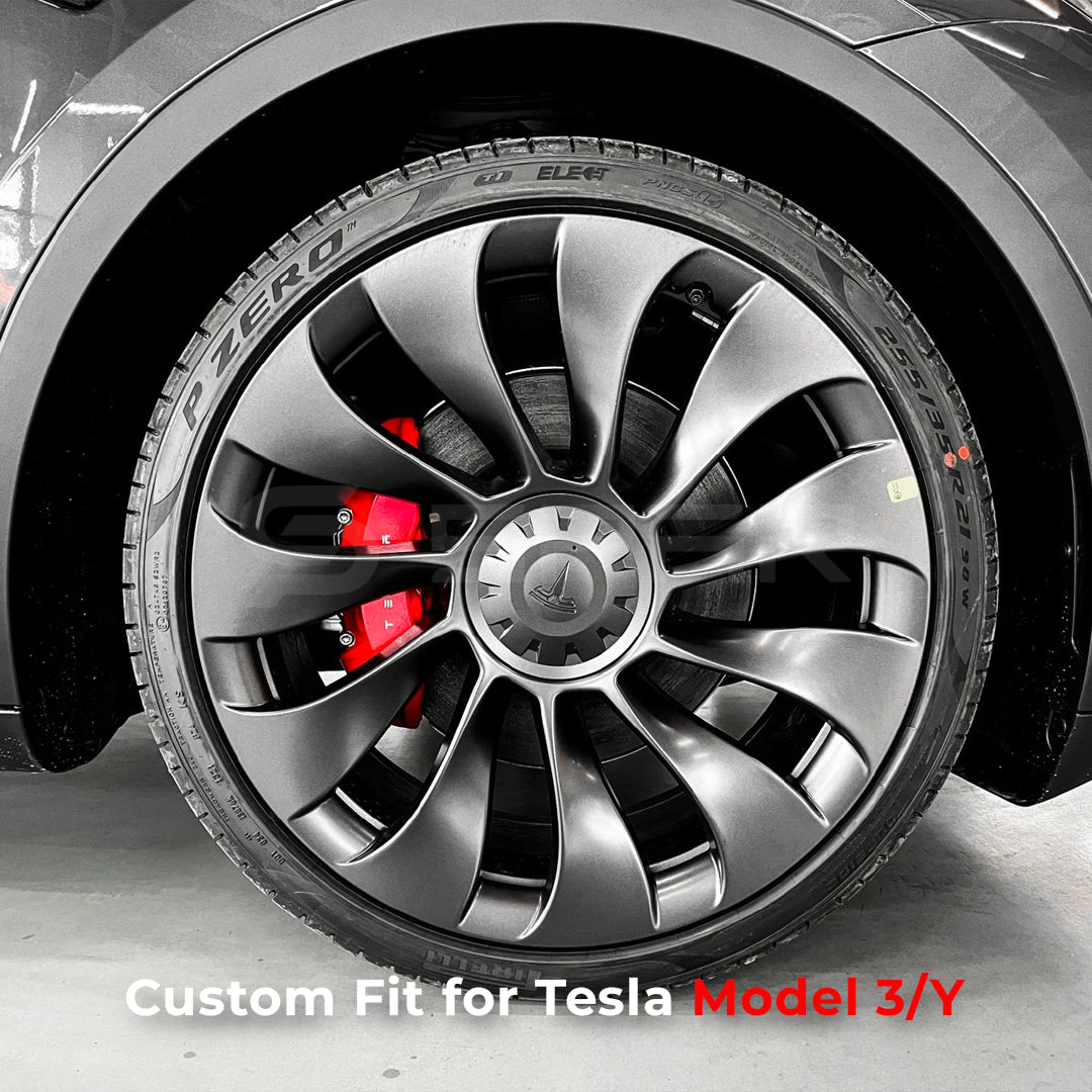 Red Brake Caliper Covers for Tesla Model 3/Y