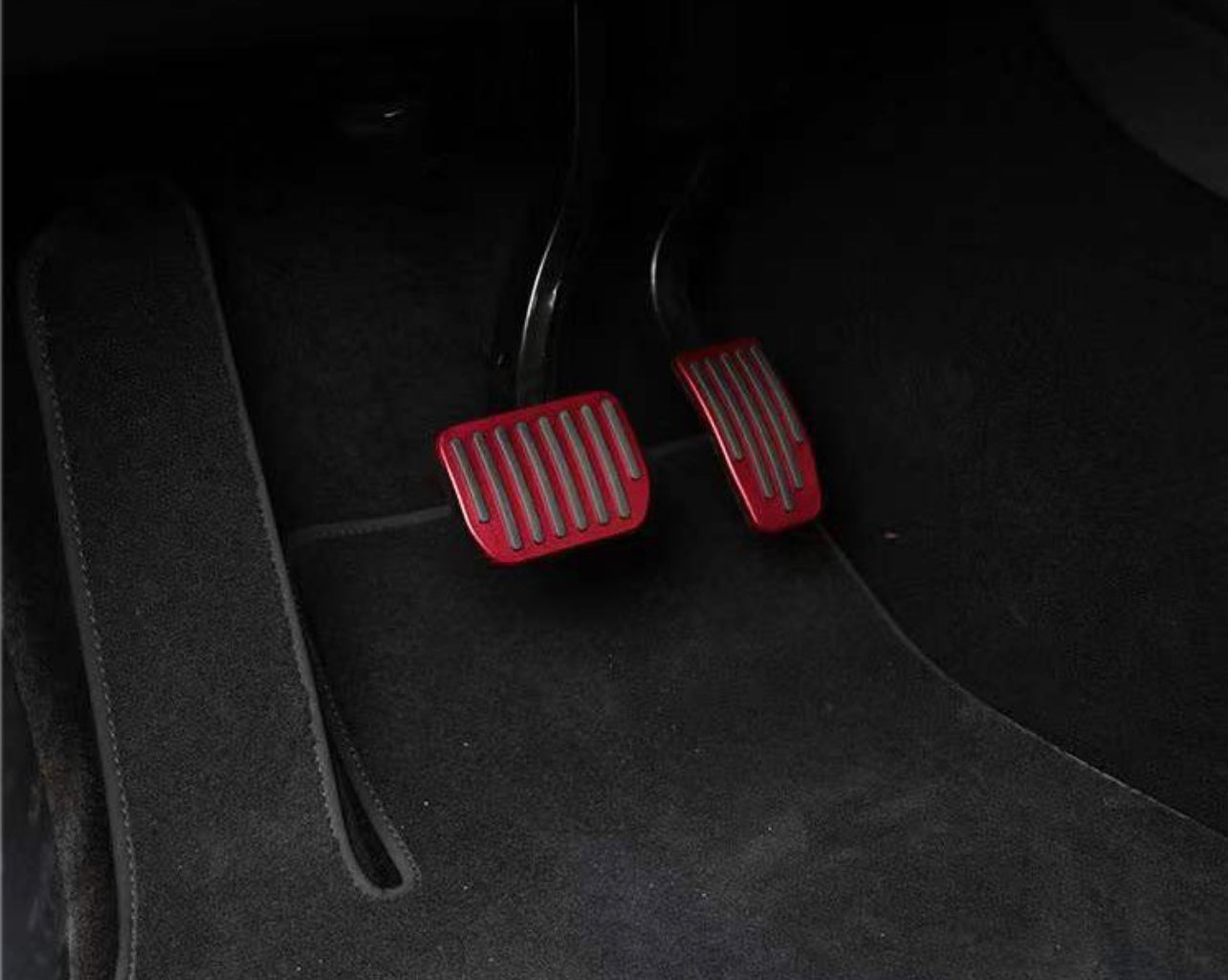 Red Performance Pedal Covers Set for Tesla Model 3/Y