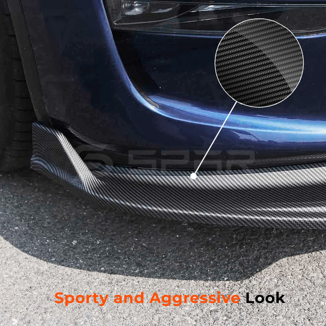 Carbon Fiber Front Lip Spoiler for Tesla Model Y