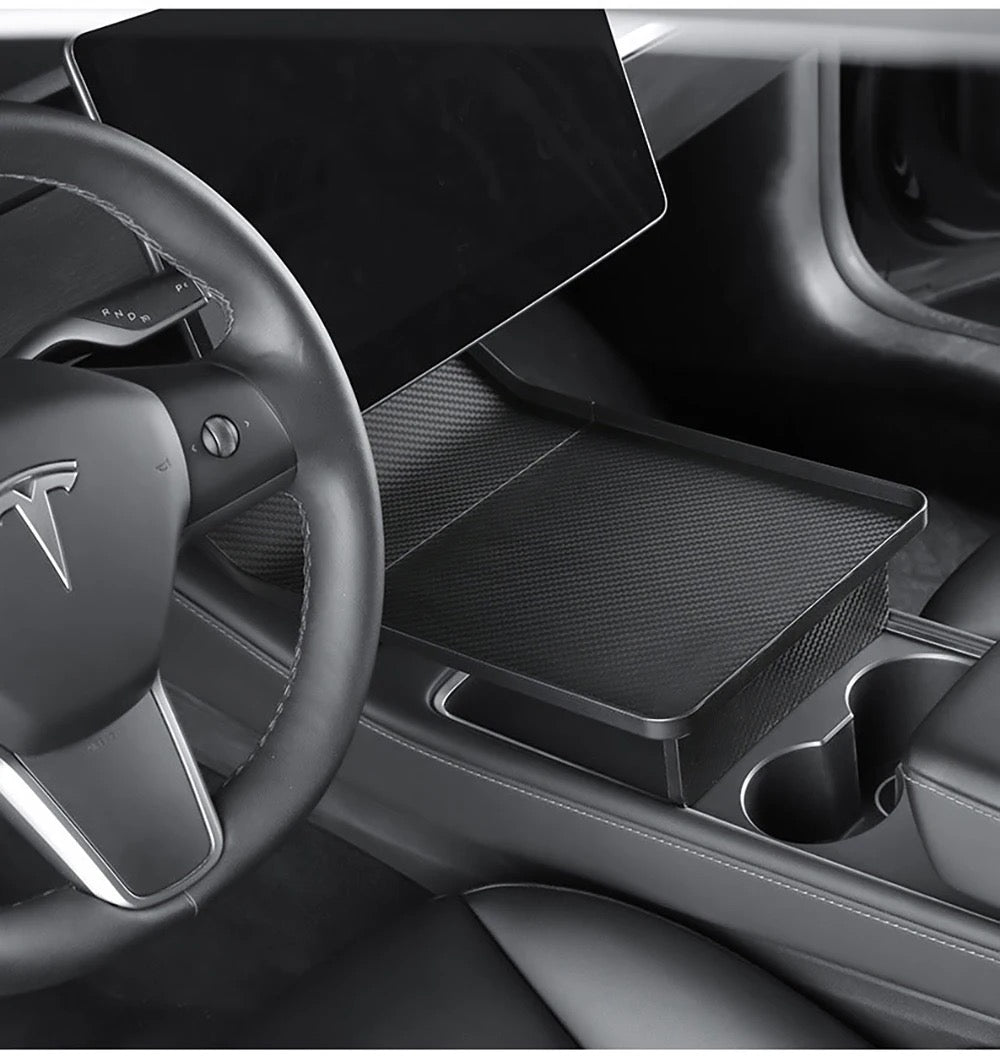 Center Console Storage Tray Display For Tesla Model 3/Y