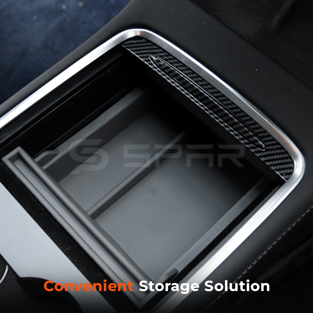 Two-Layer Storage Tray Organizer for Tesla Model 3/Y