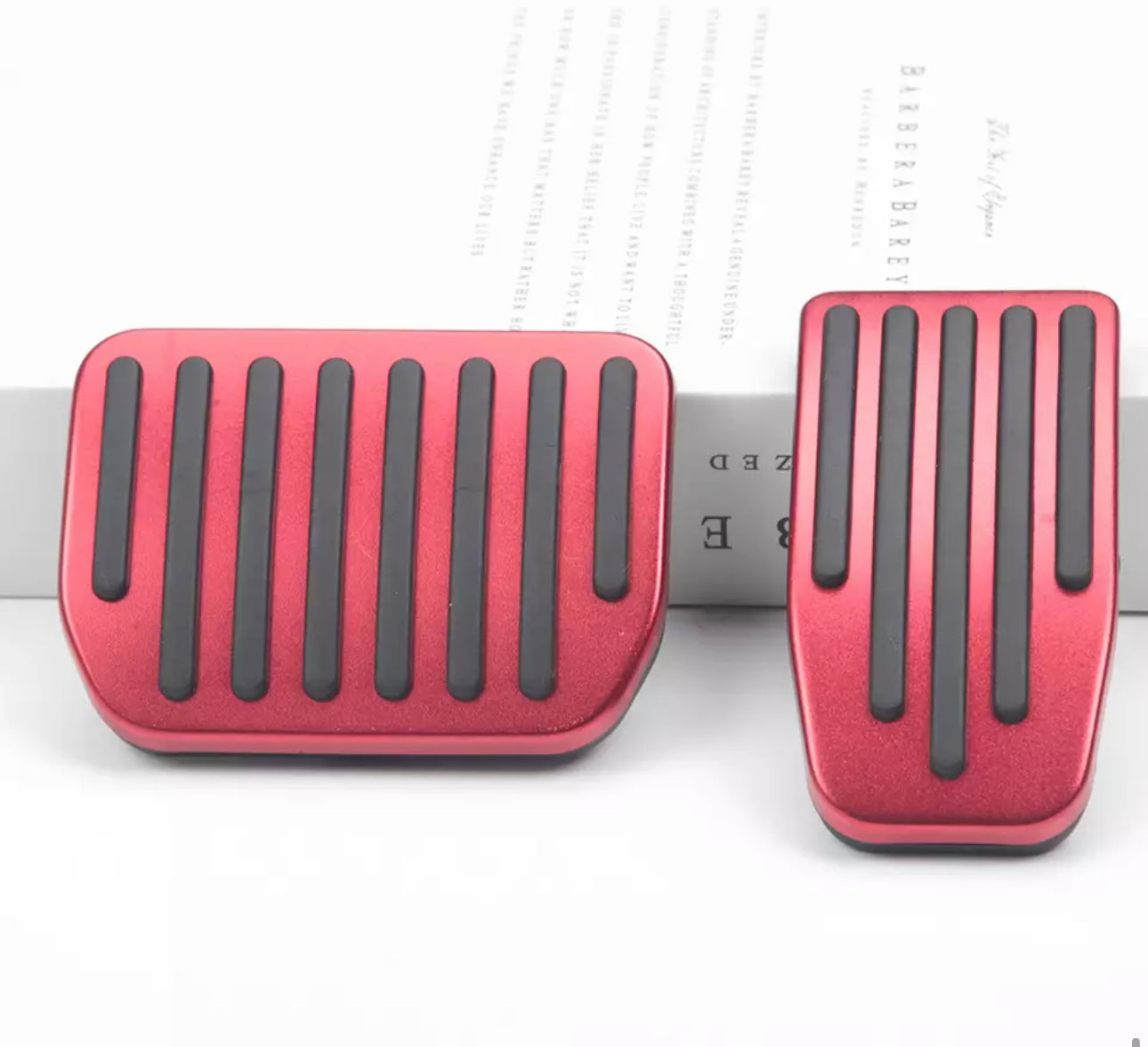 Red Performance Pedal Covers Set for Tesla Model 3/Y