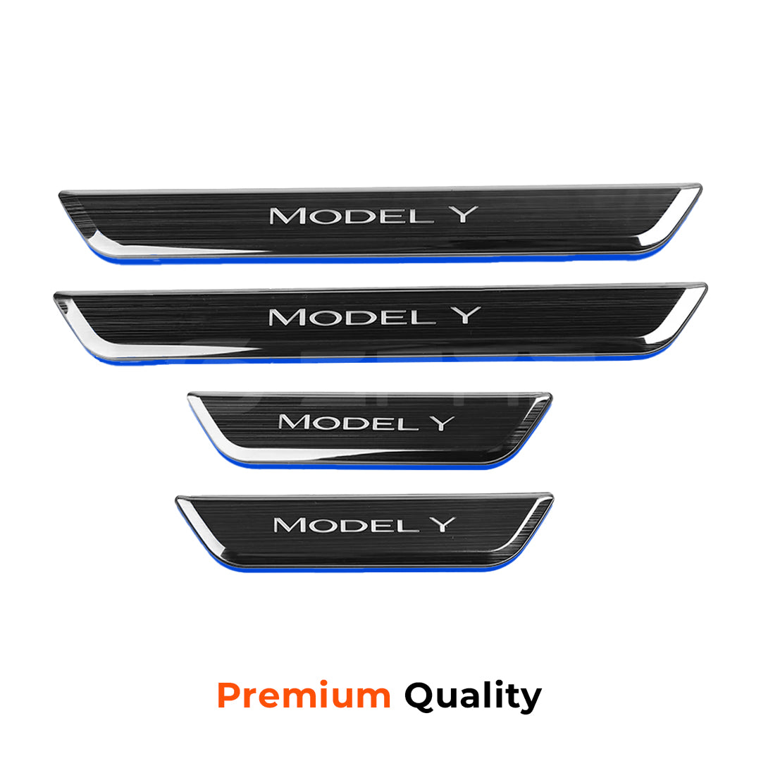 Illuminated Door Sills for Tesla Model 3-Y