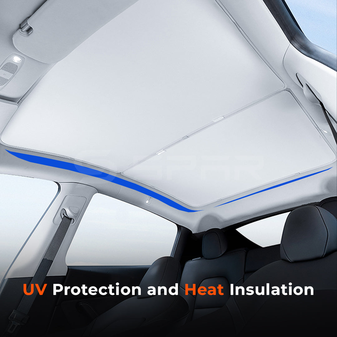 Roof Skylight Nano Sunshade Set for Tesla Model Y