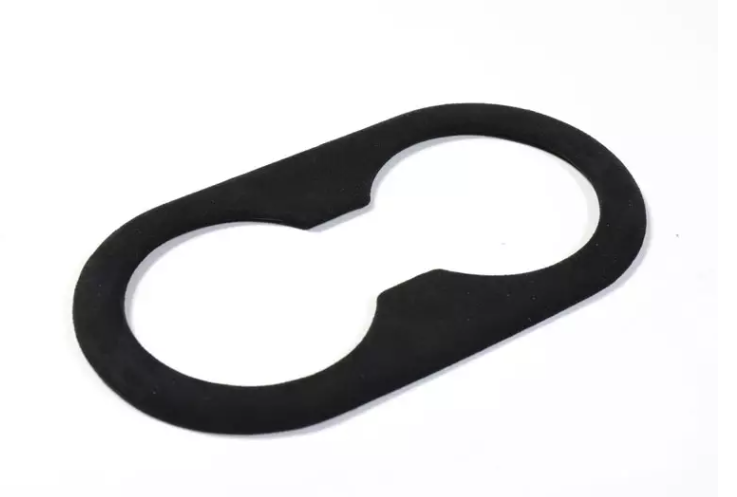 MATTE BLACK REAR CUP HOLDER FRAME COVERING TRIMS FOR TESLA MODEL 3-Y