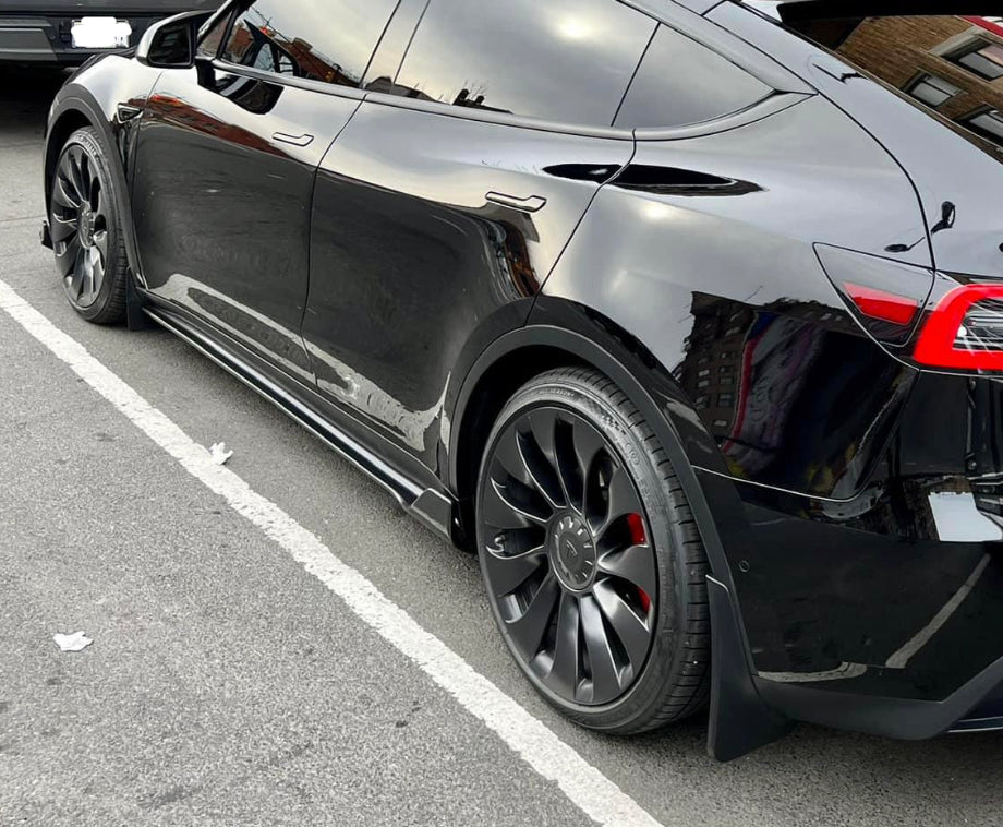 Carbon Fiber Custom Molded Side Skirts for Tesla Model Y