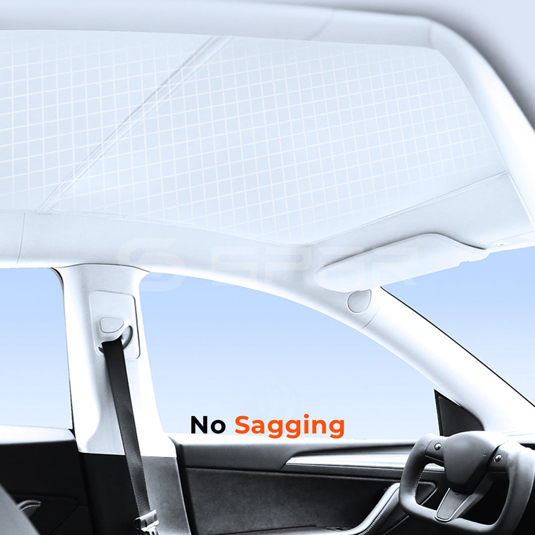 Roof Skylight Nano Sunshade Set for Tesla Model Y