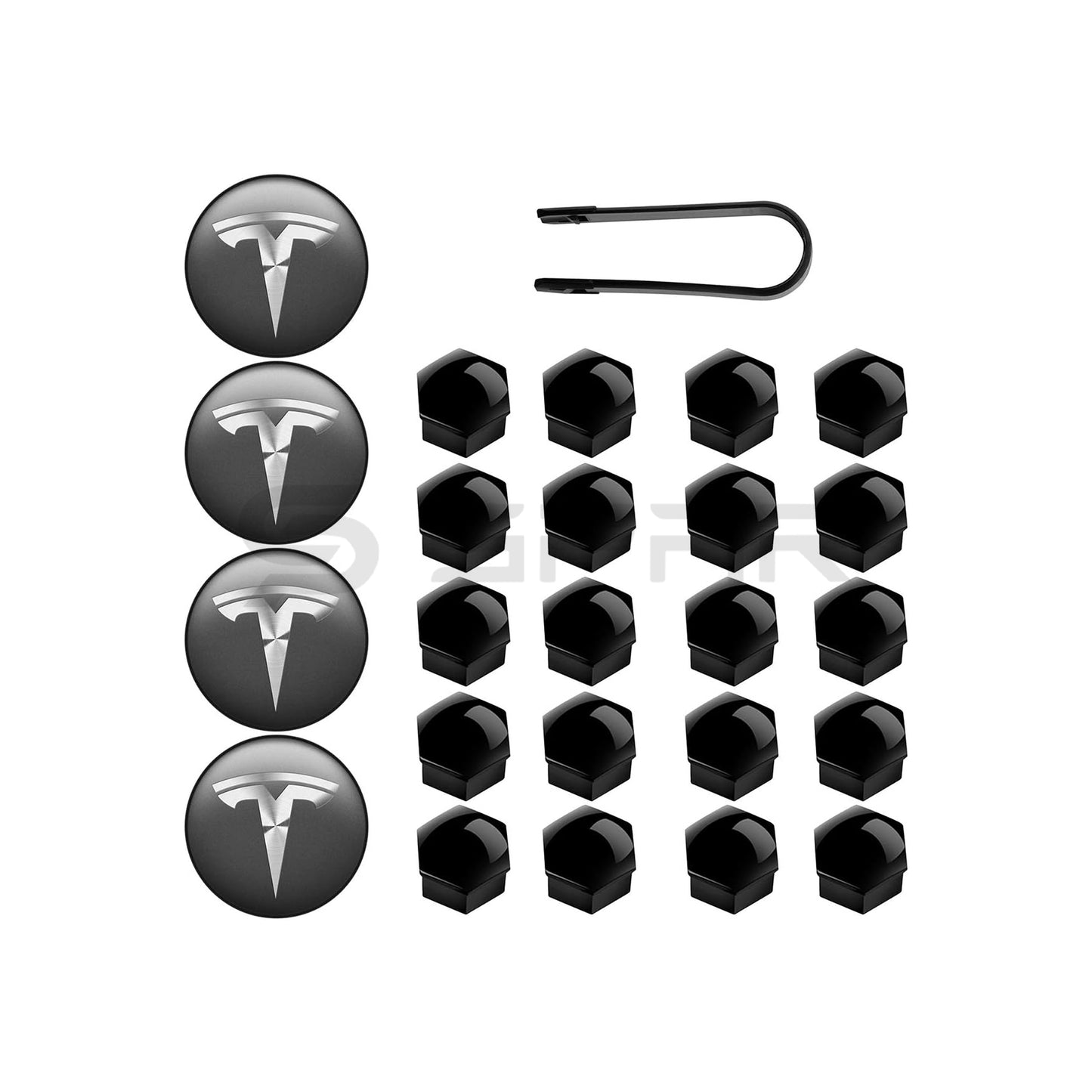 مجموعة مسامير عجلات لسيارة من نوع تيسلا الطراز (S/3/X)