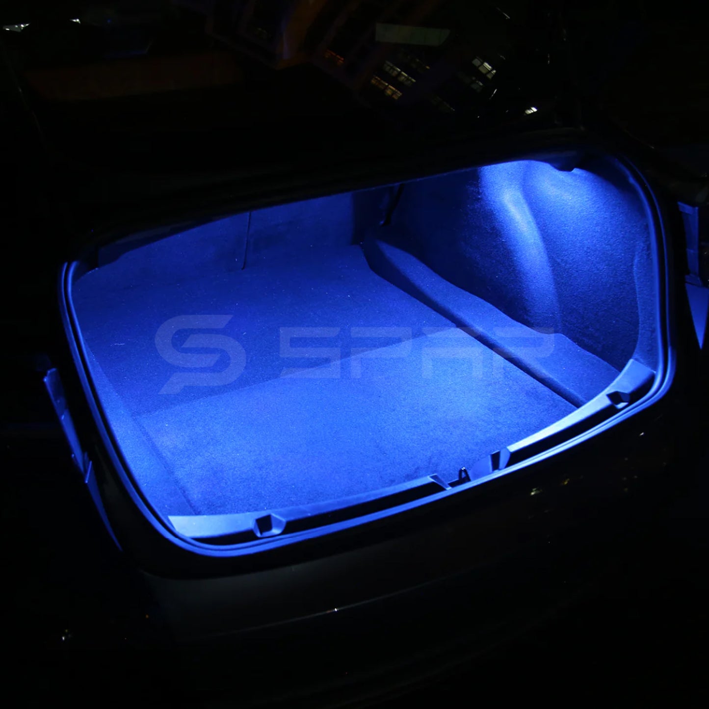 لمبات داخلية لون أزرق عالية السطوع لسيارة من نوع تيسلا الطراز (3/Y)