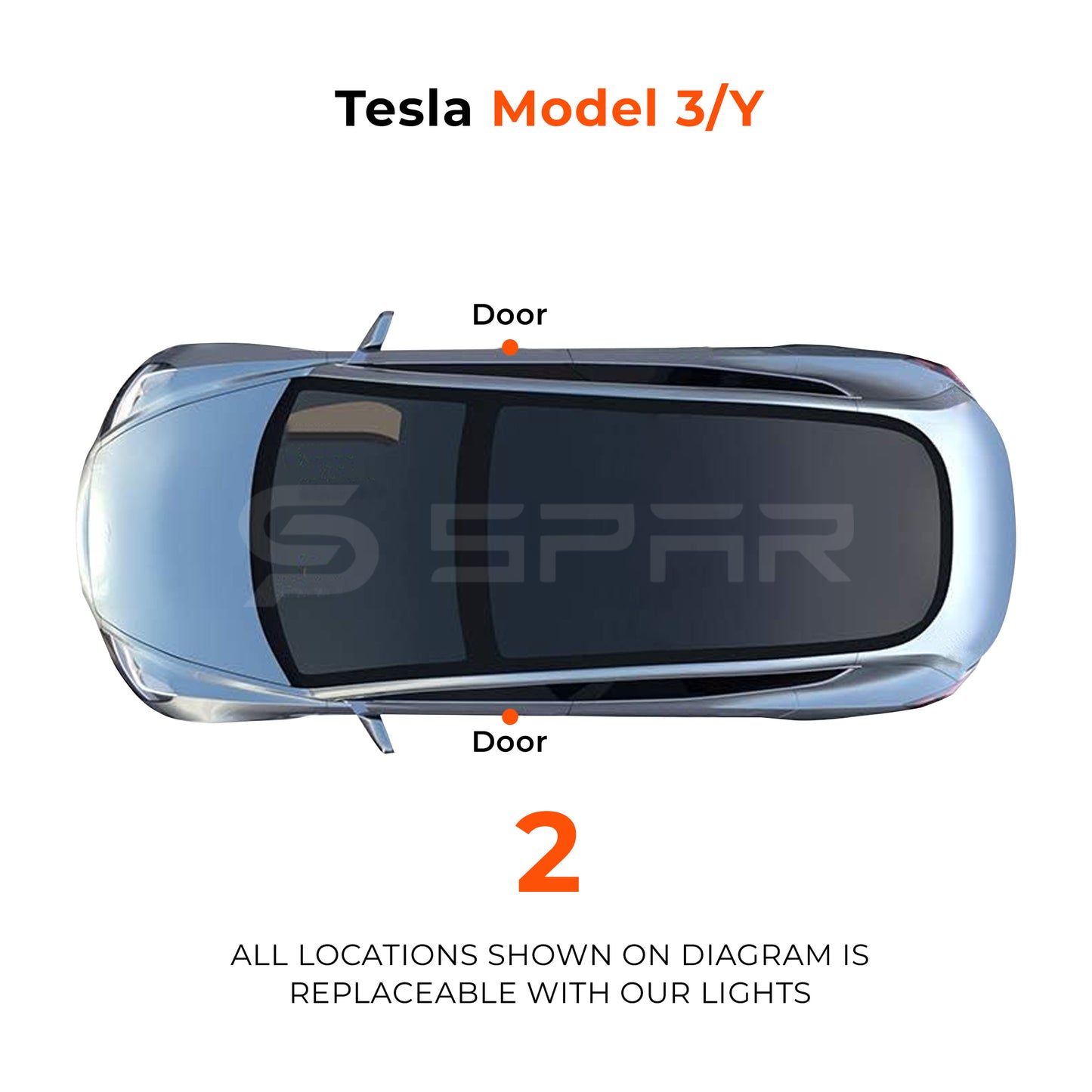 Ghost Welcome Lights for Tesla Model 3/Y