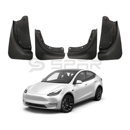 Matte Black Mudflaps (Upgraded Version) for Tesla Model Y